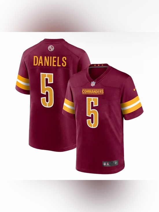 NFL Other - NWT Official NFL Washington Commanders Jayden Daniels Jersey - Boys L 14/16.